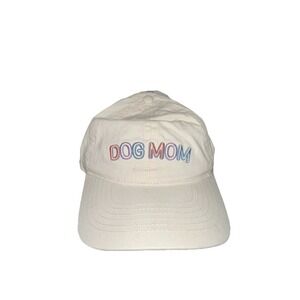 NWT Time and Tru Women's Cotton Twill Dog Mom Baseball Hat Mother of Pearl OSFM
